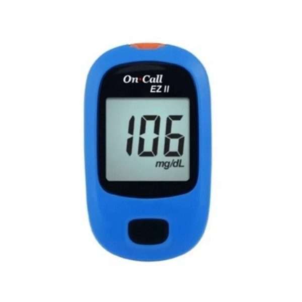 On-call plus blood glucometer