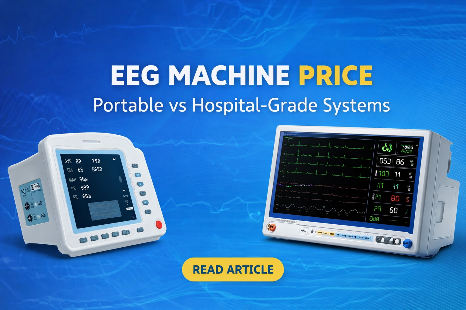 EEG Machine Price Comparison: Portable vs Hospital-Grade EEG Systems